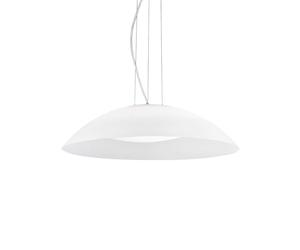 Netlighting Lena 3 Light Dome Ceiling Pendant White E27 Netlighting White