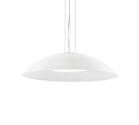 Netlighting Lena 3 Light Large Dome Ceiling Pendant White E27 Netlighting White