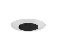 Netlighting Lido Flush Ceiling Light Black Matte Transparent Edited Netlighting Black