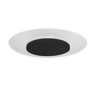 Netlighting Lido Flush Ceiling Light Black Matte Transparent Edited Netlighting Black
