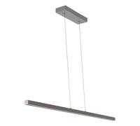 Netlighting Light Stripe Integrated Pendant Ceiling Light Light Steel Brushed in Grey Netlighting Grey