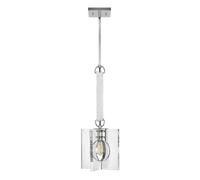 Netlighting Lisa McDennon by Hinkley Ludlow 1 Light Pendant Polished Nickel in Grey Netlighting Grey