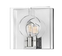 Netlighting Lisa McDennon by Hinkley Ludlow 1 Light Wall Light Polished Nickel in Grey Netlighting Grey