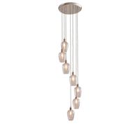 Netlighting Livorno Cluster Pendant & Glass 7 x 10W LED E27 in Grey Netlighting Grey