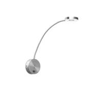 Netlighting Llit LED Wall Reading Lights Satin Nickel 3.3W 4000K 133lm in Grey Netlighting Grey