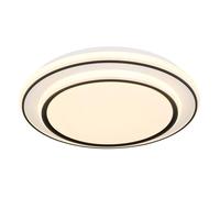 Netlighting Logan Integrated LED Semi Flush Ceiling Light White Matt LED 3000K Netlighting White