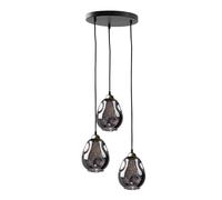 Netlighting Loki Cluster Pendant Ceiling Light Black 30cm 3x E27 Netlighting Black