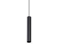 Netlighting Look 25cm Super Slim Pendant Ceiling Light Black 1x GU10 Netlighting Black