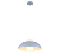 Netlighting Lowe Dome Pendant Ceiling Light Blue Matt 1x E27 Netlighting Blue