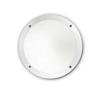 Netlighting Lucia LED 1 Light Diffuser Outdoor Flush Ceiling Wall Light White IP66 E27 Netlighting White