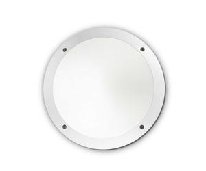 Netlighting Lucia LED 1 Light Diffuser Outdoor Flush Ceiling Wall Light White IP66 E27 Netlighting White