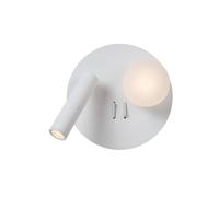 Netlighting Lucide MATIZ Bedside lamp LED 1x3 7W 3000K USB charging point White Netlighting White