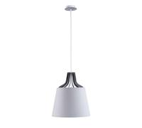 Netlighting Lucio Dome Pendant Ceiling Light White 38cm 1x E27 Netlighting White