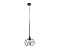 Netlighting Luna Wire Frame Pendant Ceiling Light Black 25cm 1x E27 Netlighting Black