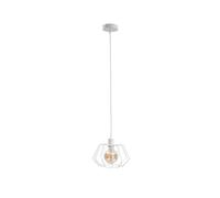 Netlighting Luna Wire Frame Pendant Ceiling Light White 25cm 1x E27 Netlighting White