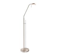 Netlighting Madrid LED Reading Floor Lamp Brushed Steel in Grey Netlighting Grey