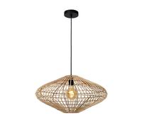 Netlighting Magali Scandinavian Rattan Pendant Light Ø 56cm 1xE27 Light Wood in Light Tan Netlighting Light Tan