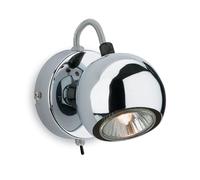 Netlighting Magnetic 1 Light Single Switched Spotlight Chrome GU10 in Grey Netlighting Grey