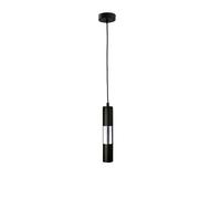 Netlighting Magnum Slim Pendant Ceiling Light Black Chrome 10cm 1x GU10 Netlighting Black
