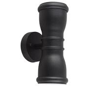 Elstead Lighting Elstead Garden Zone Malvern 2 Light Up and Down Outdoor Wall Fitting in Black