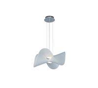 Netlighting Manta Ceiling Pendant 65cm Round 20W LED 3000K 1600lm Chrome White Netlighting White