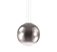 Netlighting Mapa 1 Light Globe Ceiling Pendant Chrome Shade - IDL161327