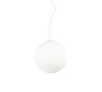 Netlighting Mapa Bianco 1 Light Large Globe Ceiling Pendant White E27 Netlighting White