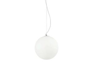 Netlighting Mapa Bianco 1 Light Medium Globe Ceiling Pendant White E27 Netlighting White