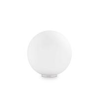 Netlighting Mapa Bianco 1 Light Medium Globe Table Lamp White E27 Netlighting White