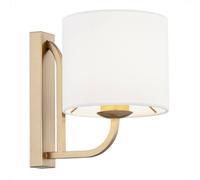 Netlighting Maranello Wall Lamp With Shade White Old Gold Netlighting White