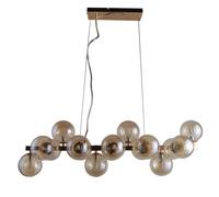 Netlighting Marbelio Modern 16 Light Globe Pendant Ceiling Light G9 in Gold Netlighting Gold