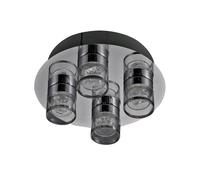 Netlighting Marc Modern 4 Light Shade Cluster Ceiling Light LED 3000K in Silver Netlighting Silver