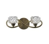 Netlighting Maremagnum Wall Lamp Switched 2 Light G9 Antique Brass in Bronze Netlighting Bronze