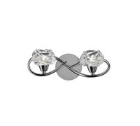 Netlighting Maremagnum Wall Lamp Switched 2 Light G9 Polished Chrome in Silver Netlighting Silver