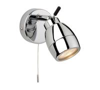 Netlighting Marine 1 Light Single Switched Bathroom Ceiling Spotlight Chrome IP44 GU10 in Grey Netlighting Grey
