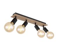 Netlighting Martha 49cm Ceiling Spotlight Bar Black 4x E27 Netlighting Black