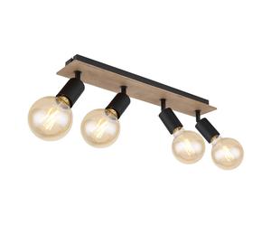 Netlighting Martha 49cm Ceiling Spotlight Bar Black 4x E27 Netlighting Black