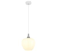 Netlighting Maxy 24cm Dome Pendant White Matt Opal Glass Shade 1x E27 Netlighting White