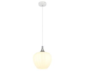 Netlighting Maxy 24cm Dome Pendant White Matt Opal Glass Shade 1x E27 Netlighting White