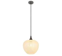 Netlighting Maxy 29cm Dome Pendant Ceiling Light Gunmetal Clear Glass Shade 1x E27 in Grey Netlighting Grey