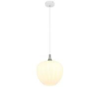 Netlighting Maxy 29cm Dome Pendant White Matt Opal Glass Shade 1x E27 Netlighting White