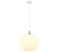 Netlighting Maxy 40cm Dome Pendant White Matt Opal Glass Shade 1x E27 Netlighting White