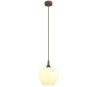 Netlighting Maxy Dome Pendant Ceiling Light Coffee Colored Opal Glass Shade 1x E27 in Brown Netlighting Brown