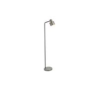 Netlighting Mayfield Task Floor Lamp Brushed Silver Plate Finish Matt Black Netlighting Black