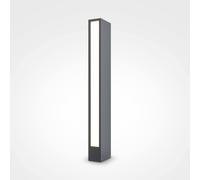 Netlighting Maytoni Hof Outdoor Bollard Graphite 3000K IP54 in Grey Netlighting Grey