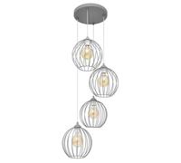 Netlighting Mercure Cluster Pendant Ceiling Light Grey 40cm Netlighting Grey
