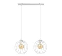 Netlighting Mercure Straight Bar Pendant Ceiling Light White 50cm Netlighting White