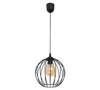 Netlighting Mercure Wire Frame Pendant Ceiling Light Black 24cm Netlighting Black