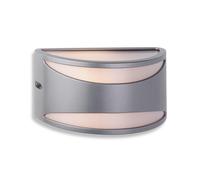 Netlighting Meridian 1 Light Wall Light 60W Silver IP65 E27 Netlighting Silver