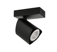 Netlighting Merusa Modern Single Spotlight GU10 in Black Netlighting Black